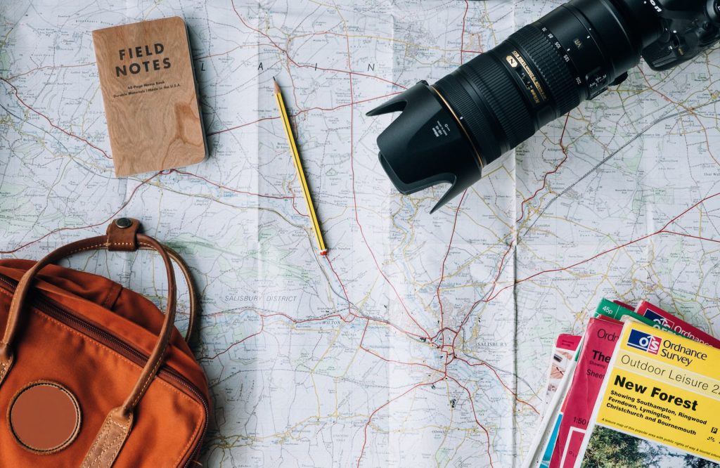 Accessoires de voyage en cuir