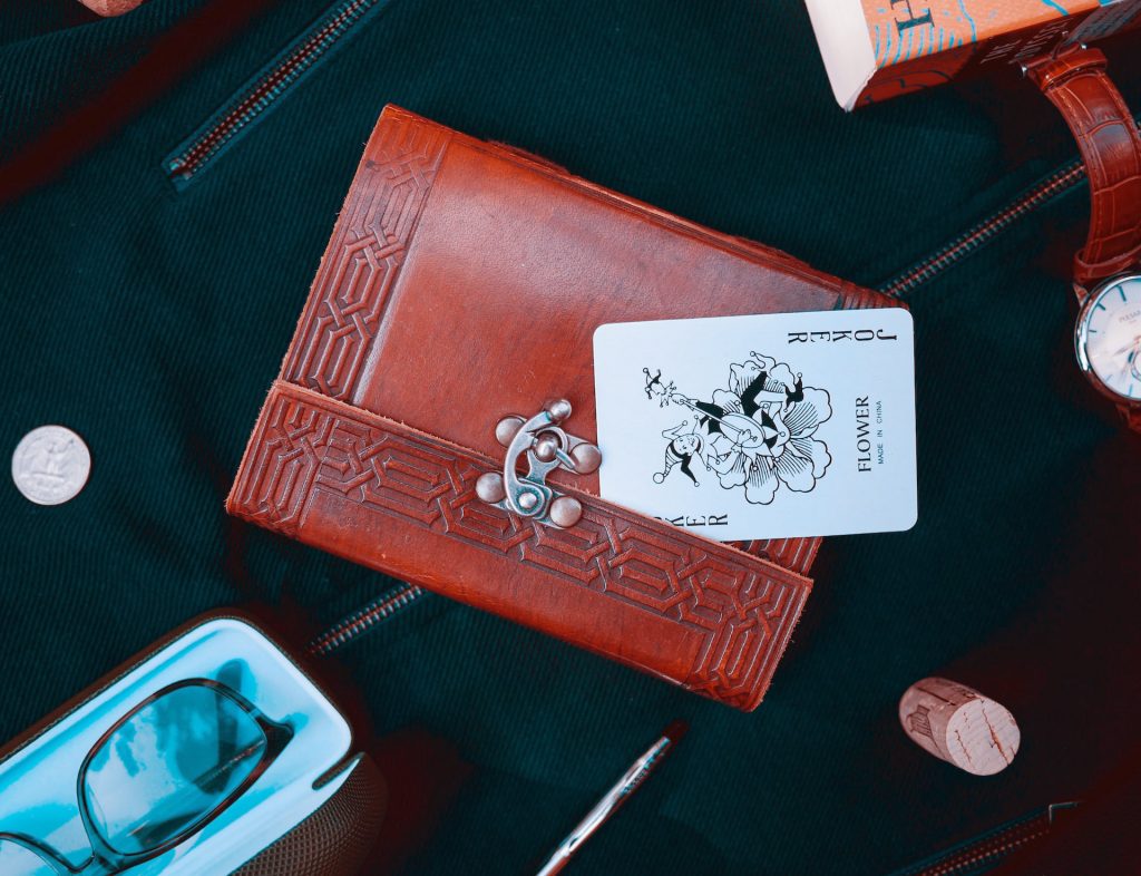 Carnets et papeterie en cuir