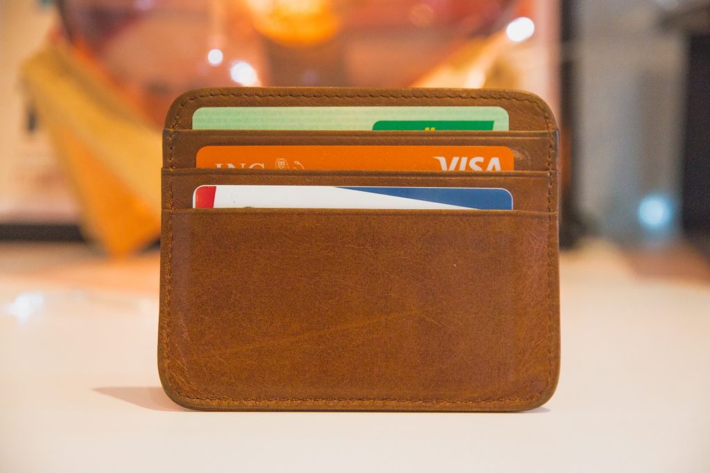 Porte-cartes en cuir